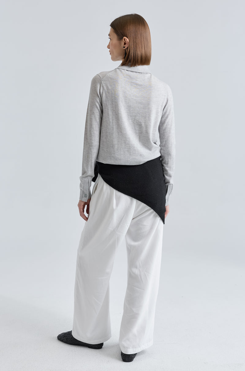 Button Up Knit Top