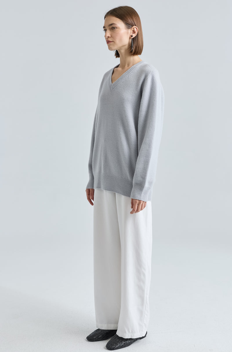 Wool V Neck Sweater