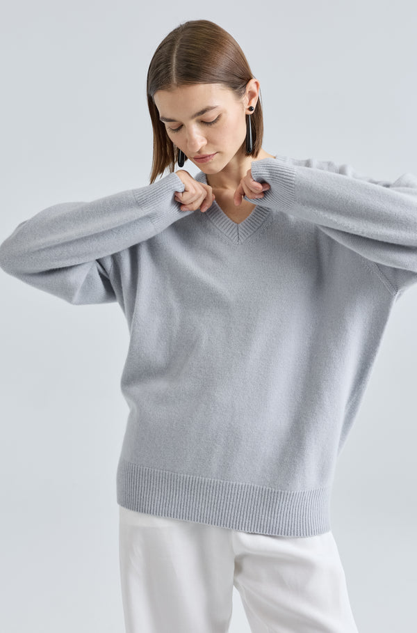 Wool V Neck Sweater