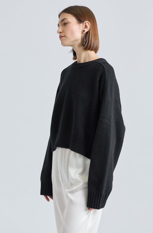 Cropped Wool Sweater