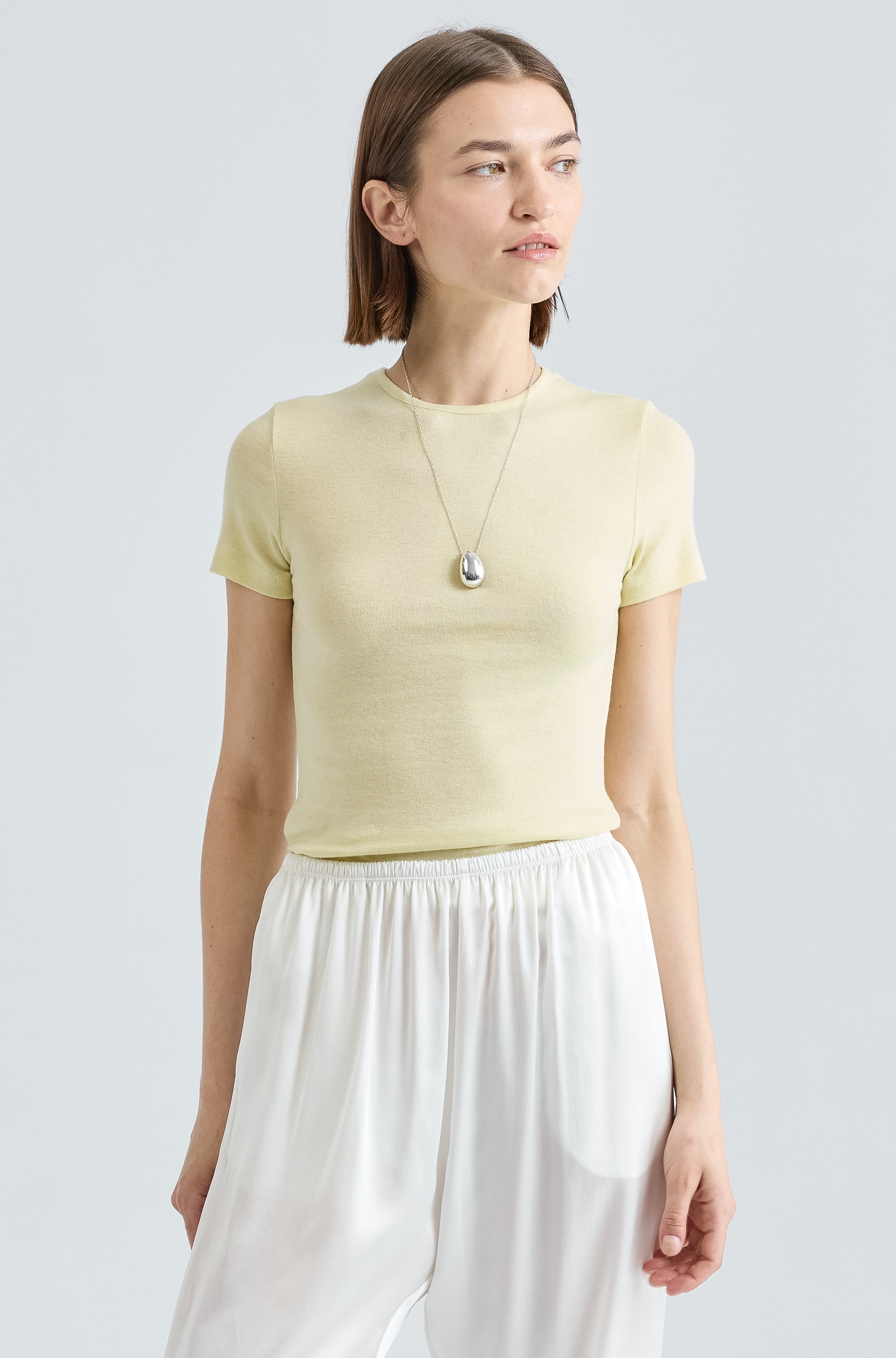 Short Sleeve Knit Top - Almina Concept 