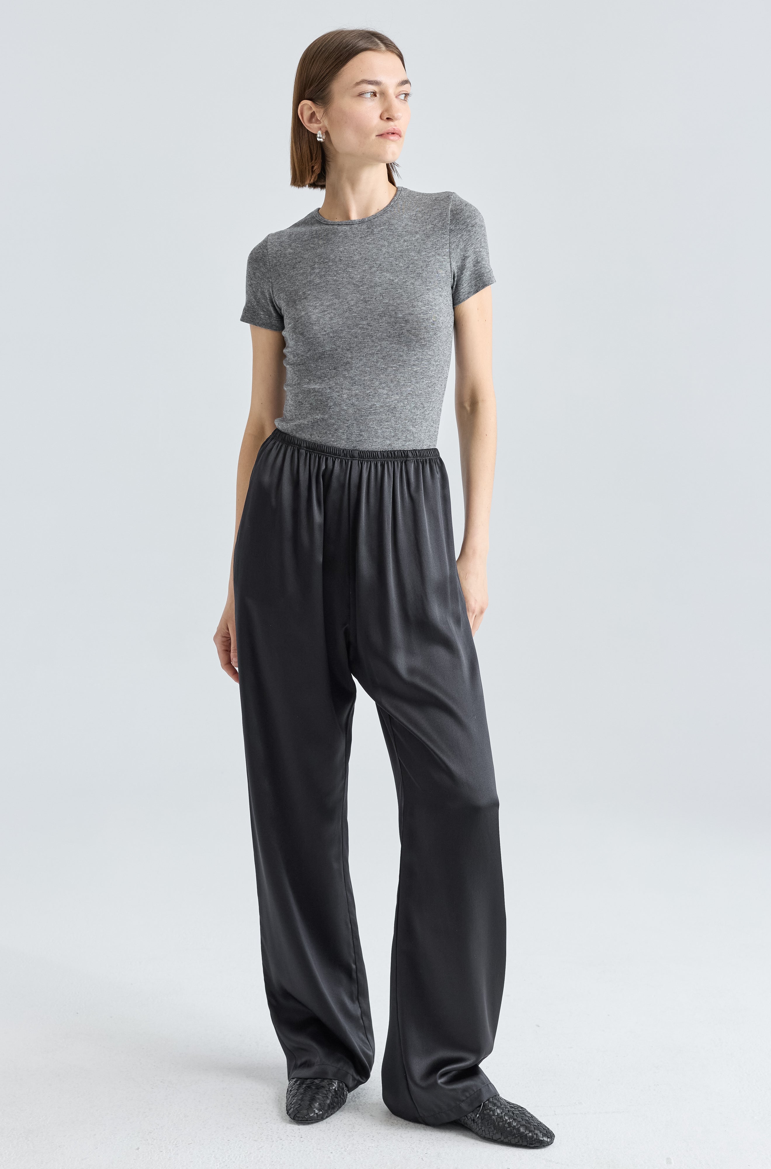 Short Sleeve Knit Top - Almina Concept 