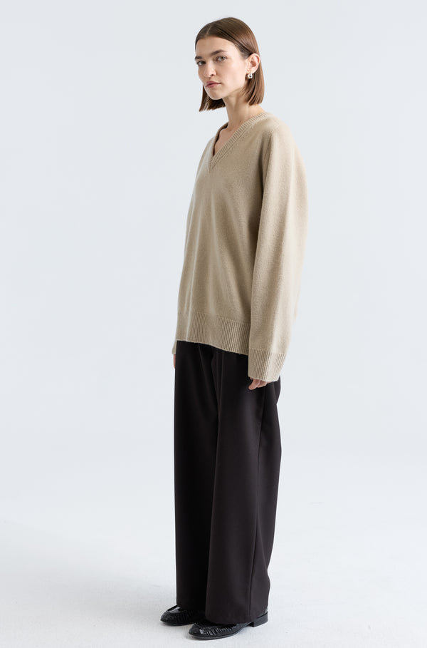 Wool V Neck Sweater