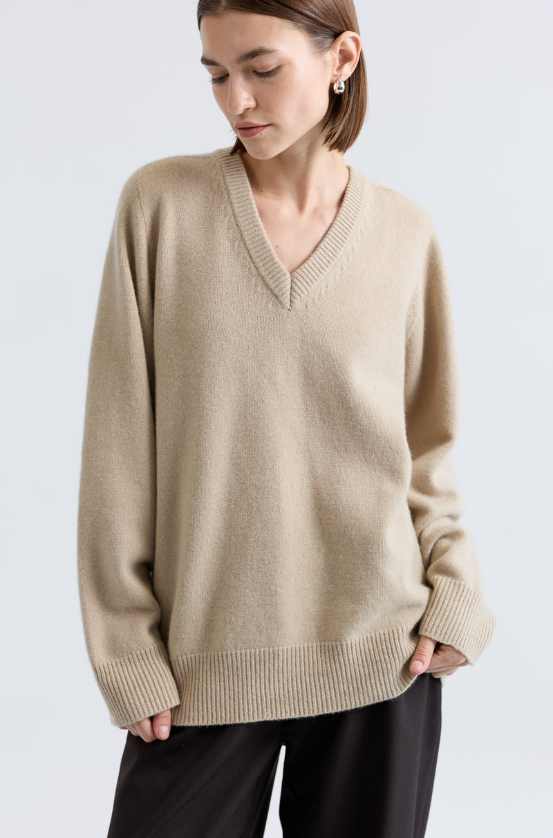 Wool V Neck Sweater