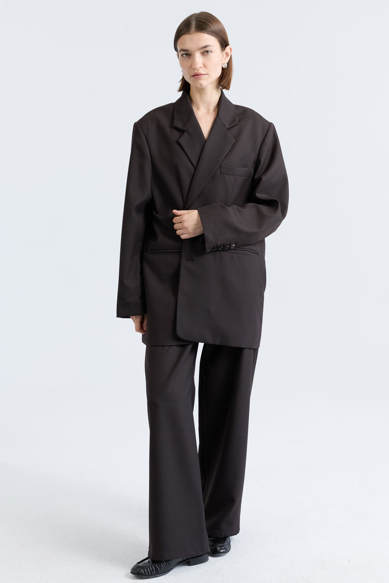 Oversized Double Button Blazer