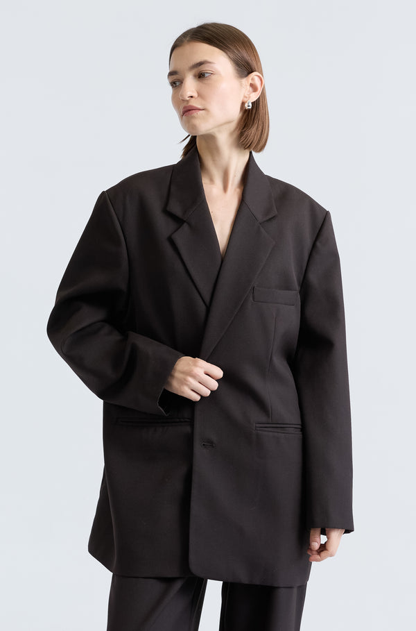 Oversized Double Button Blazer