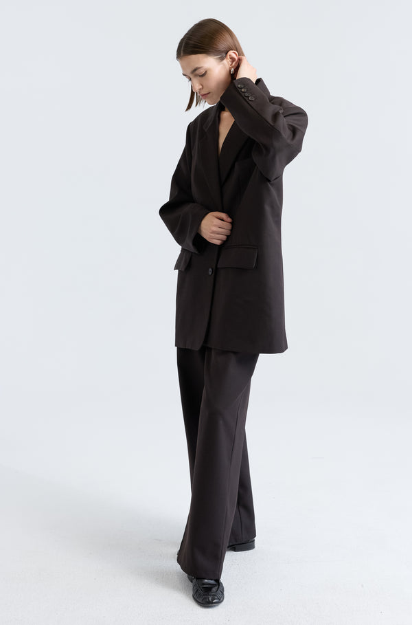 Oversized Double Button Blazer