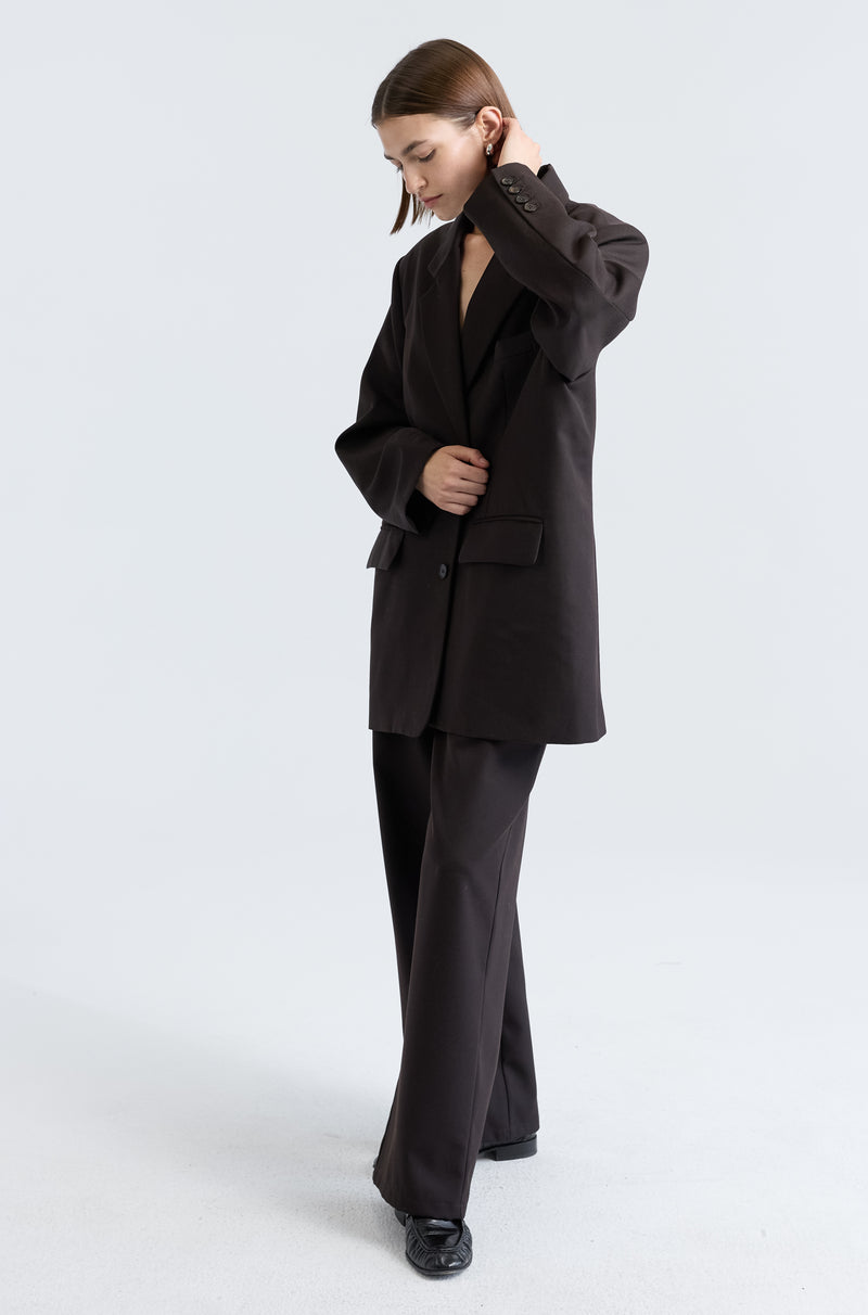 Oversized Double Button Blazer