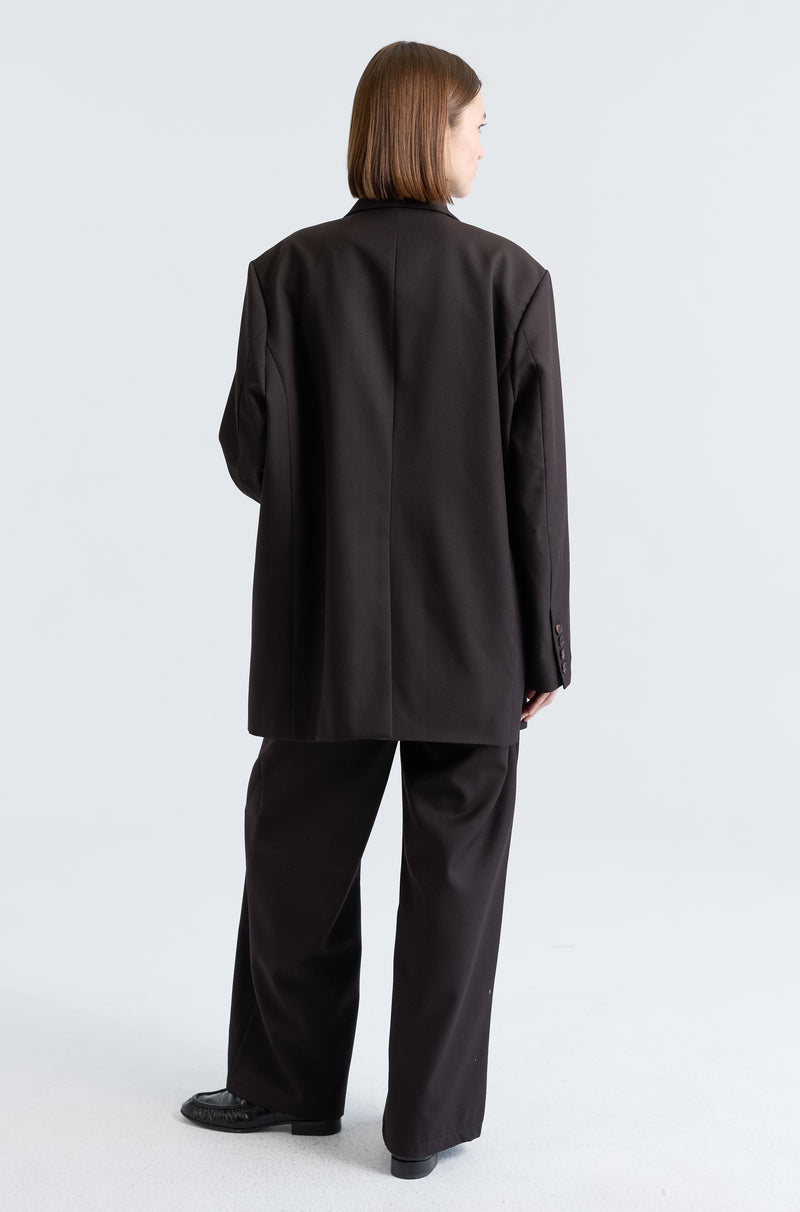 Oversized Double Button Blazer