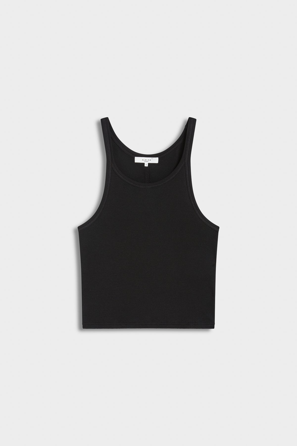 Cropped Rib Tank - Almina Concept 