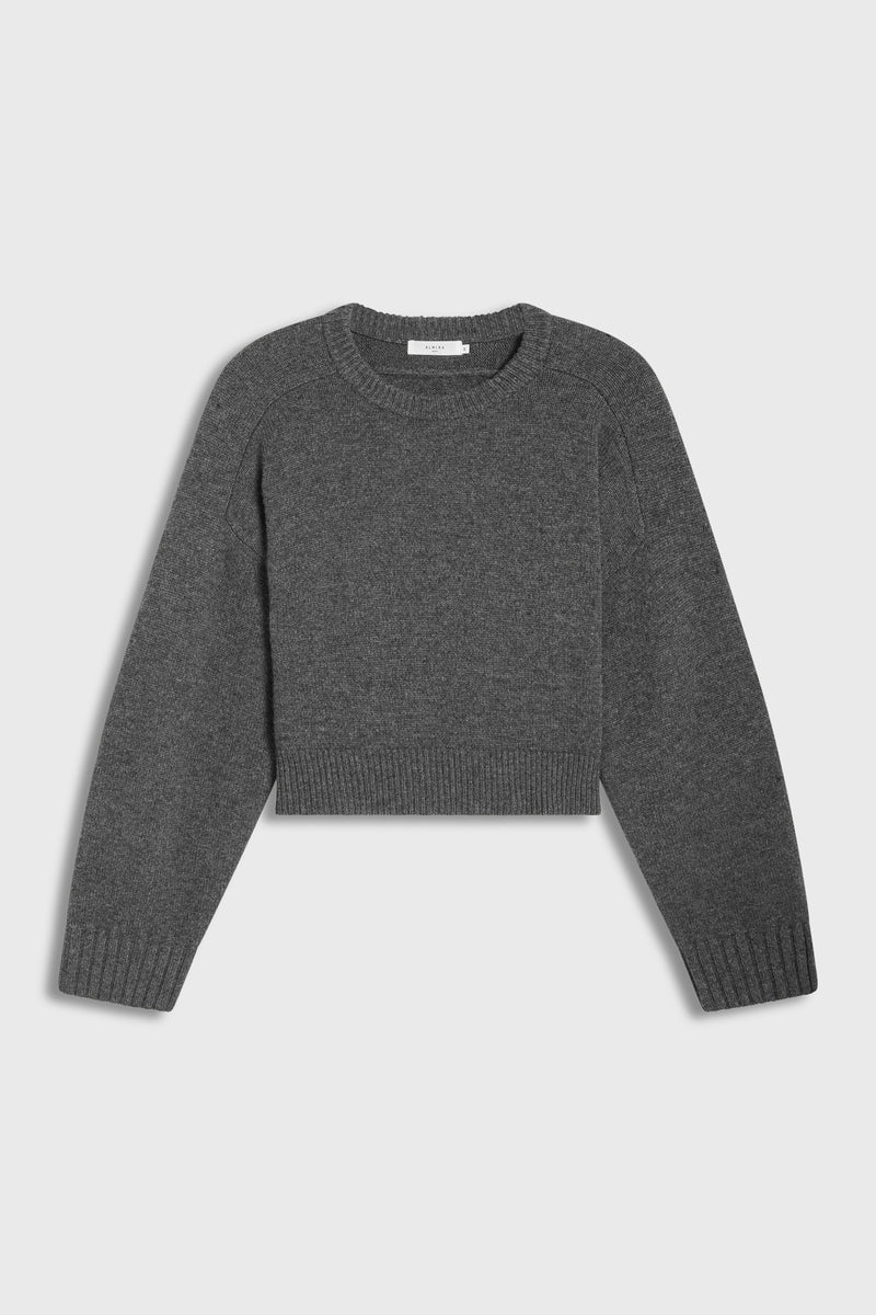 Cropped Wool Sweater