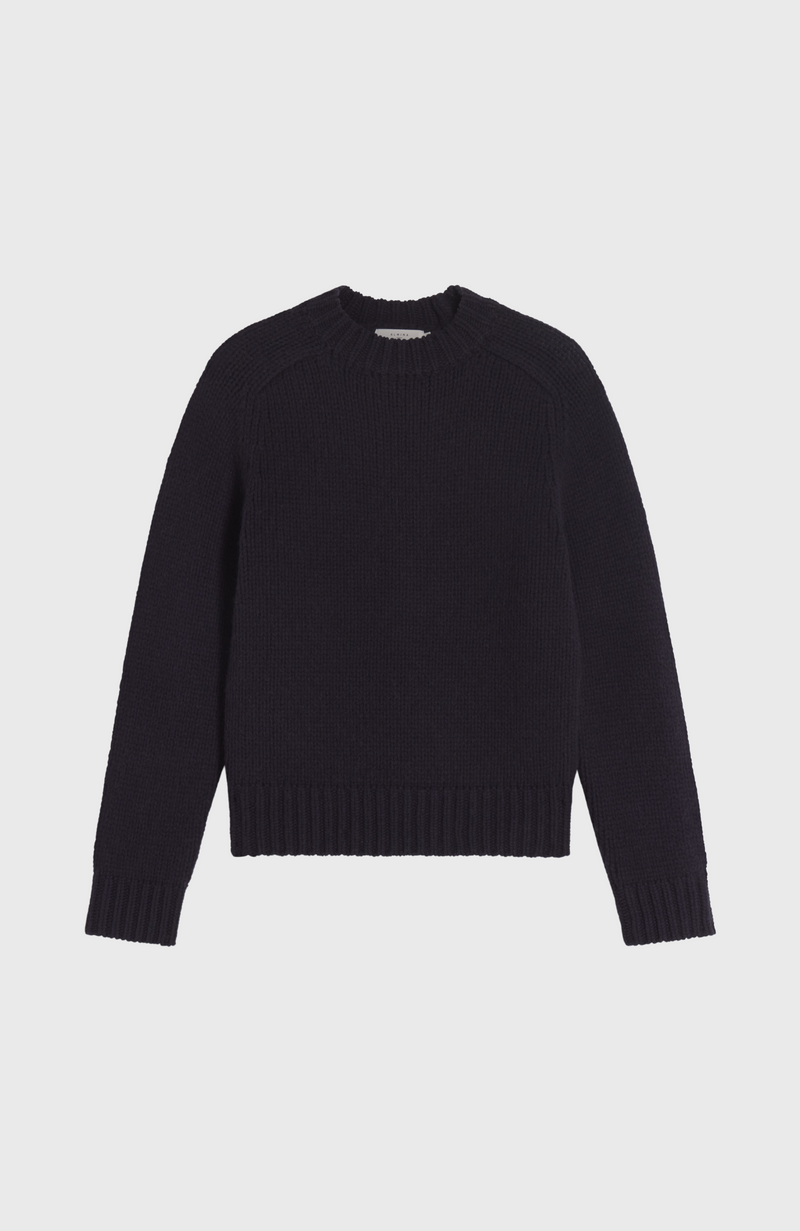 Knit Wool Crewneck Sweater