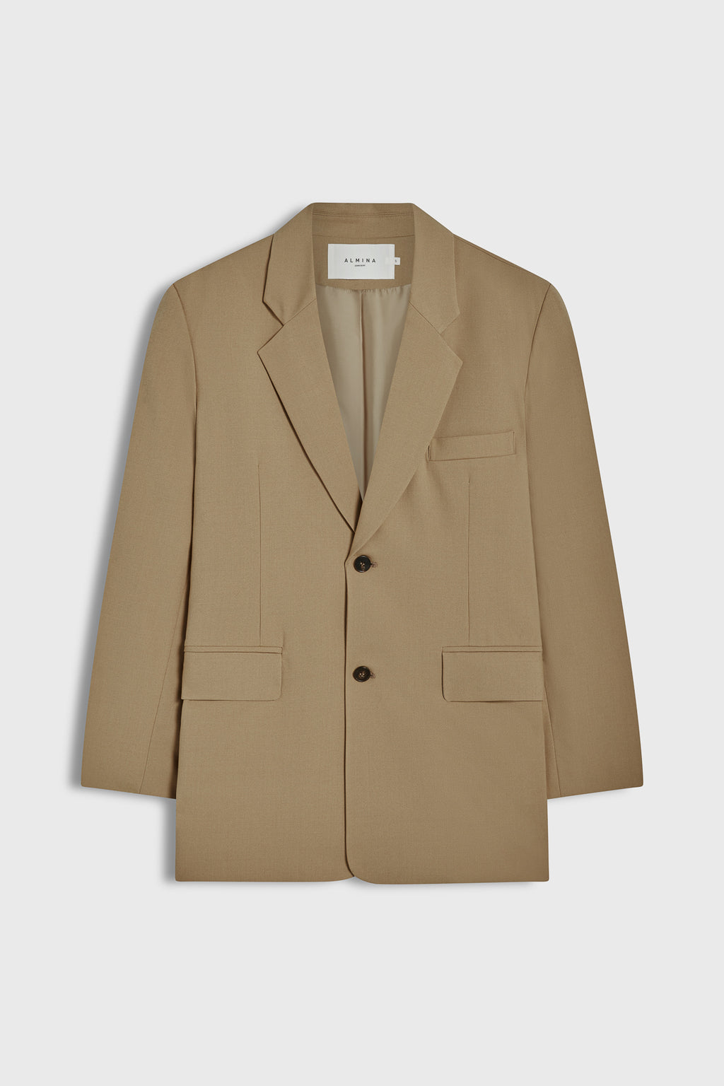 Oversized Double Button Blazer - Almina Concept 