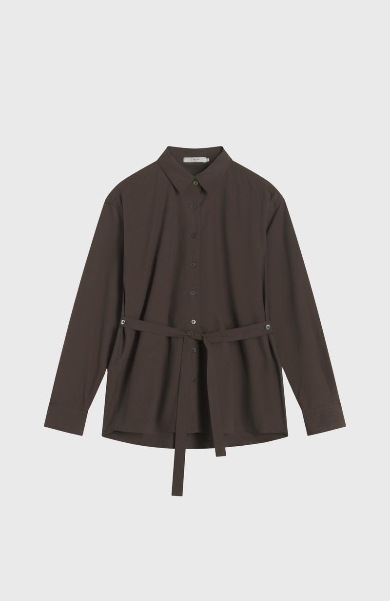 Shirt With Tie Belt