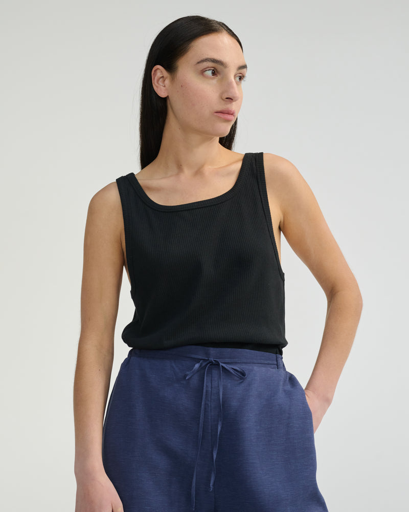 Relaxed Ribbed Tank Top