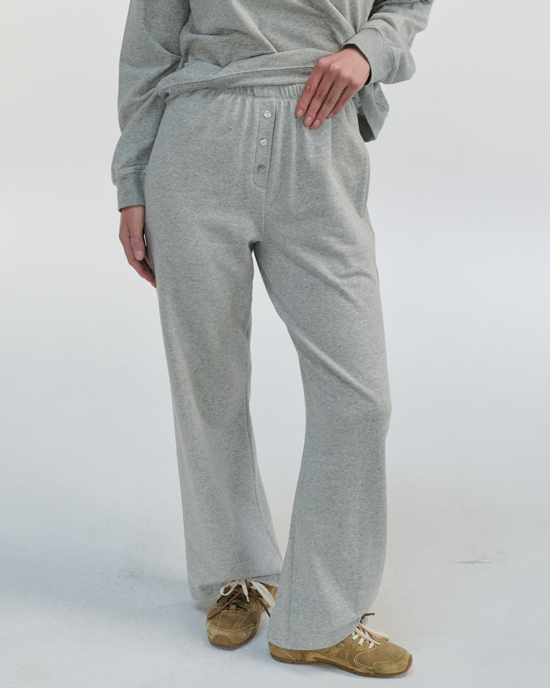 Grey Sweatshirt and Sweatpant Set