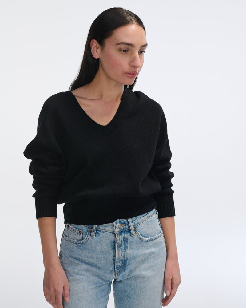 V Neck Pullover Sweater
