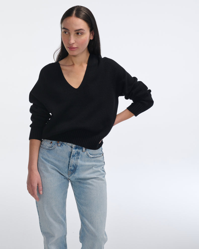V Neck Pullover Sweater
