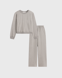 Grey Sweatshirt and Sweatpant Set