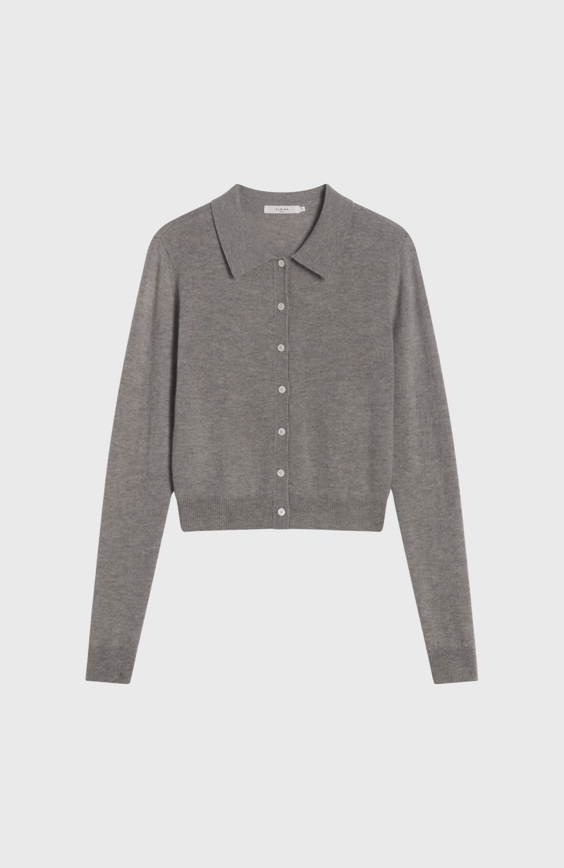 Wool Polo Knit Shirt