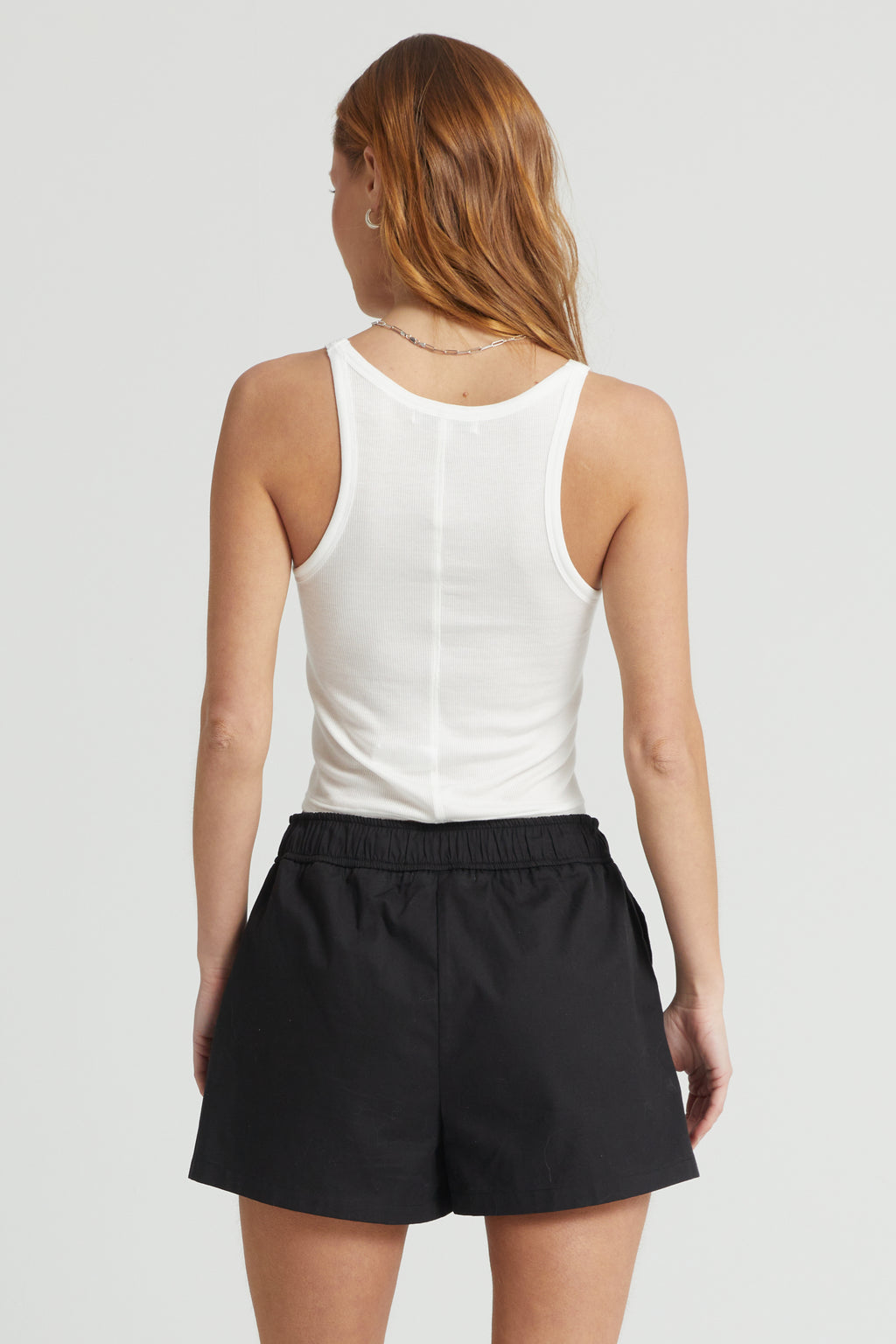 Cropped Rib Tank - Almina Concept 