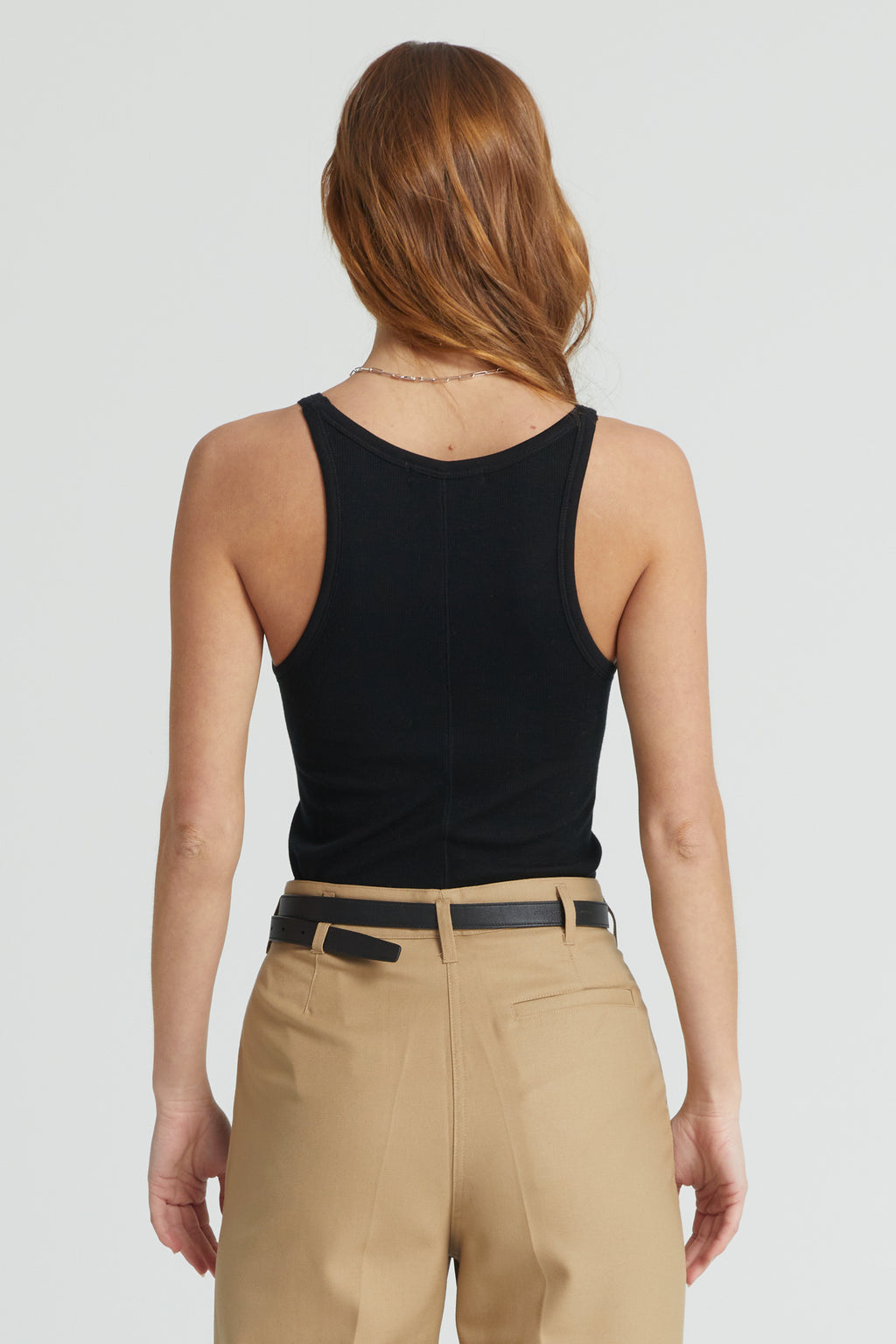 Cropped Rib Tank - Almina Concept 