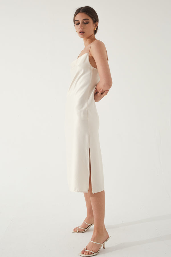 Draped Slip Dress - Almina Concept