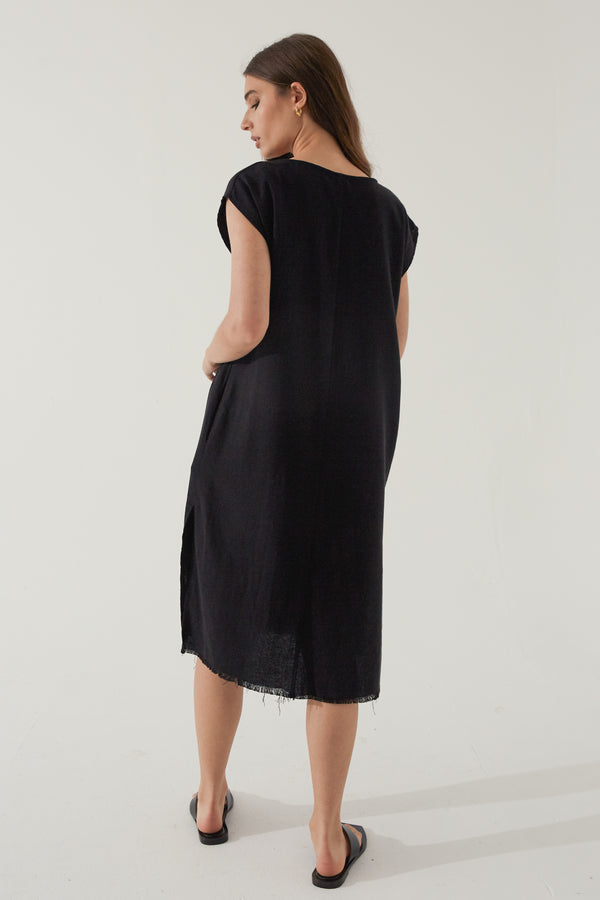 V Neck Dress - Almina Concept