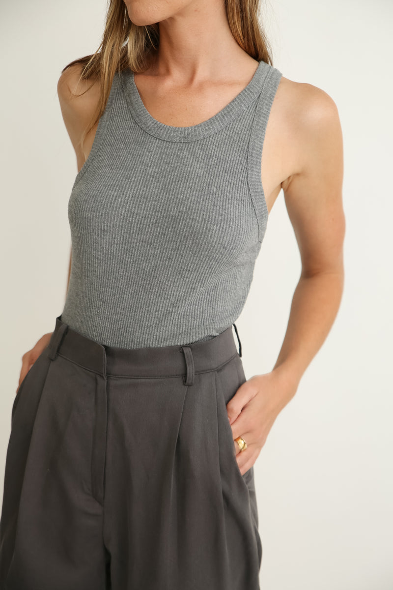 Racerback Knit Top - Almina Concept